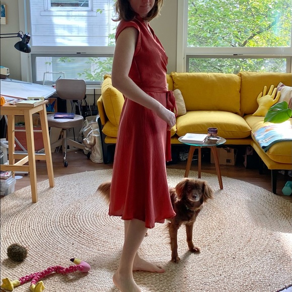 Alter Francis Dress in Brick XS - Picture 3 of 7